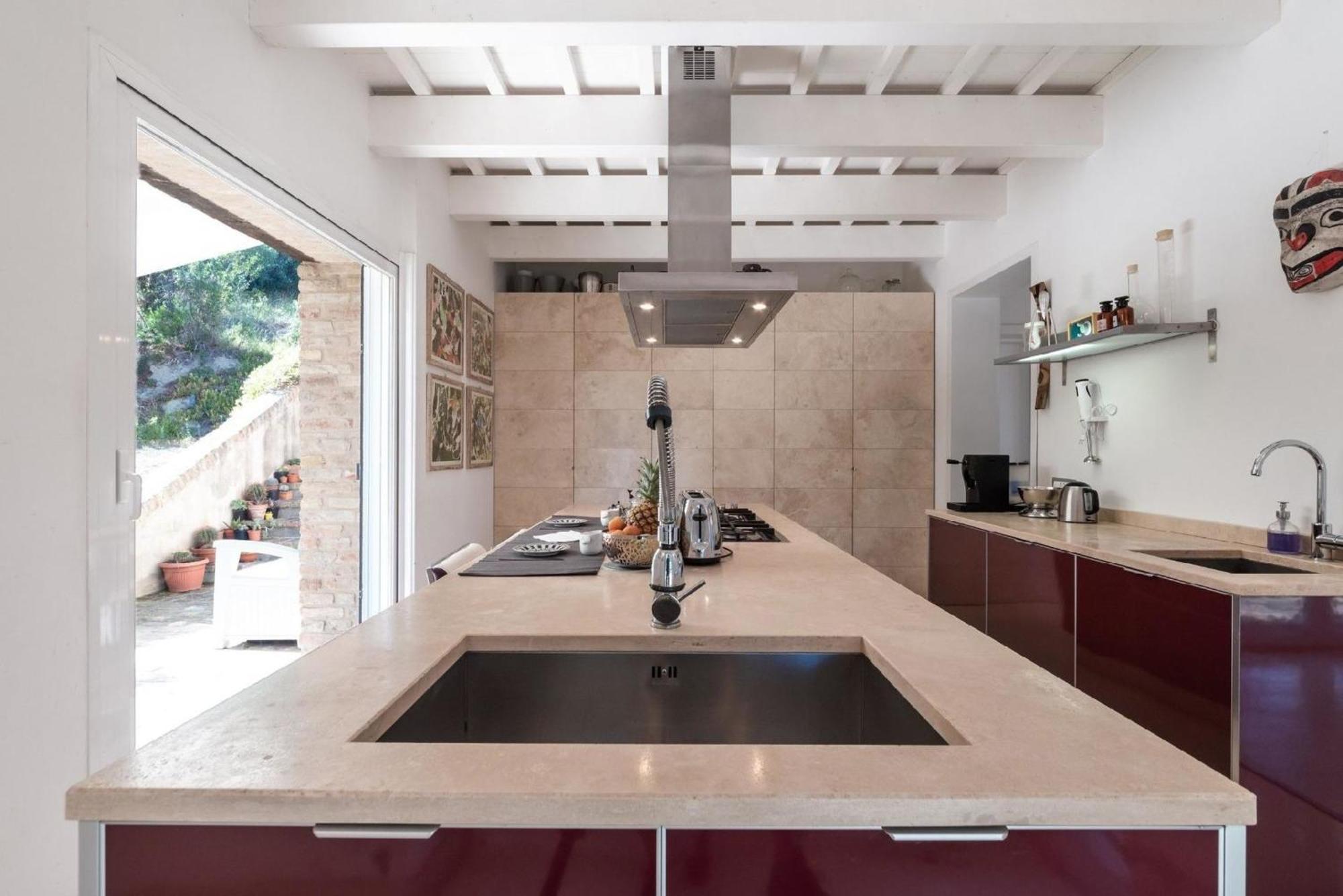 Вилла Meernahes Ferienhaus Casa Cantagallo Mit Pool Фермо Экстерьер фото