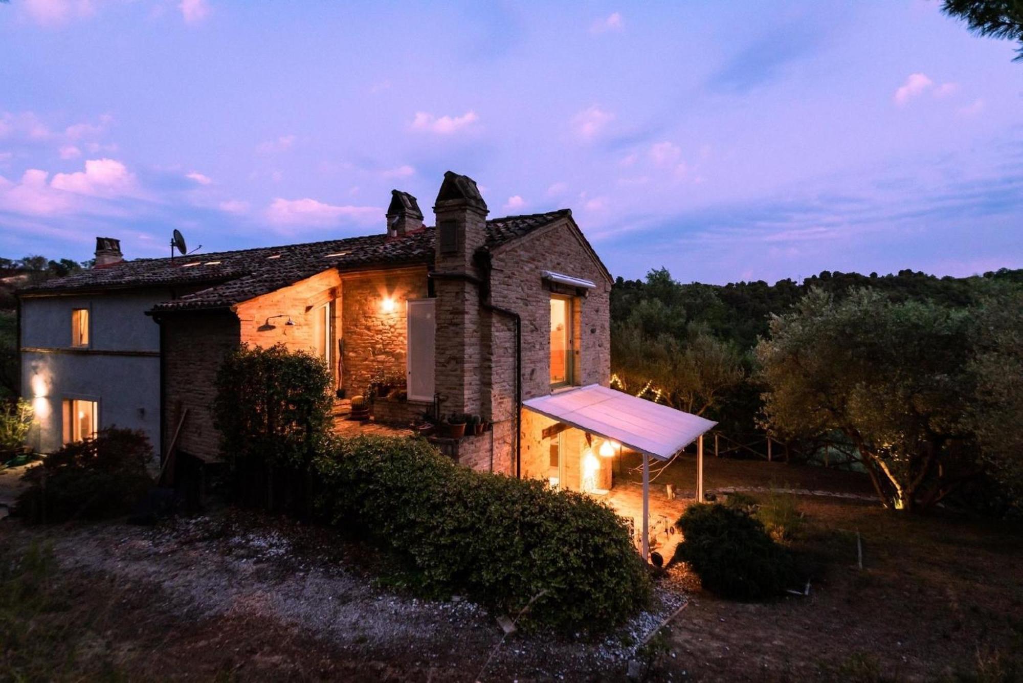 Вилла Meernahes Ferienhaus Casa Cantagallo Mit Pool Фермо Экстерьер фото