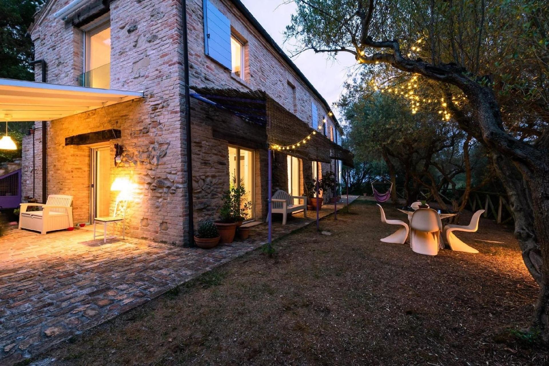 Вилла Meernahes Ferienhaus Casa Cantagallo Mit Pool Фермо Экстерьер фото